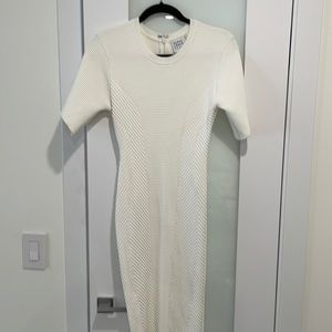 Herve Leger Paris White Dress